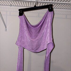 Lilac/Lavender two piece dress set